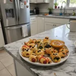 air fryer halloween appetizer bites featured