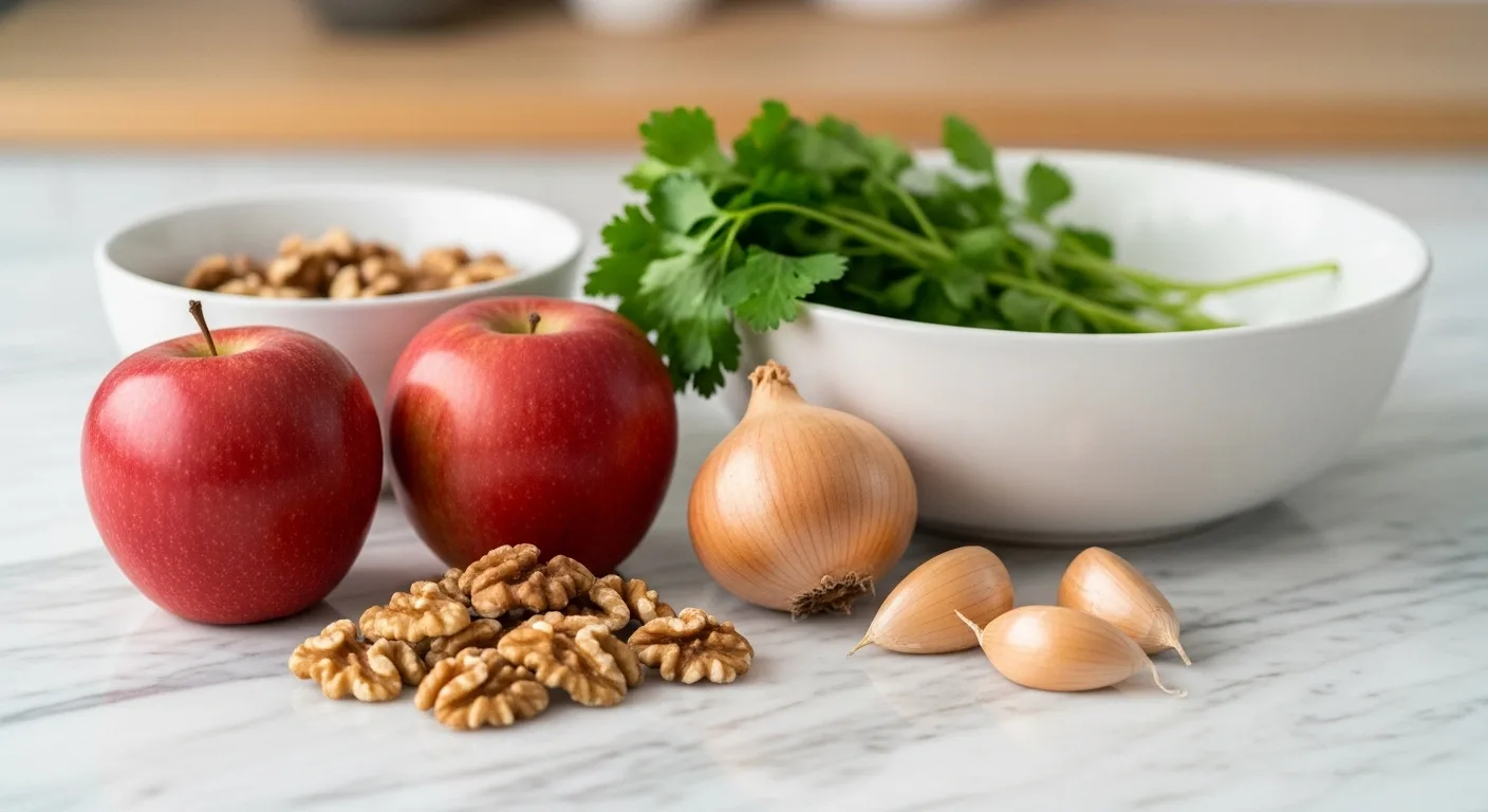 Cozy Apple Walnut Stuffing with Fresh Herbs 7 Recipe image