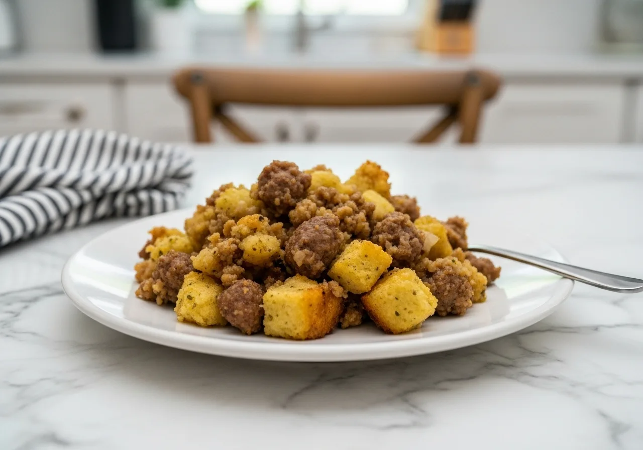 My Classic Thanksgiving Sausage Stuffing Recipe 6 Recipe image