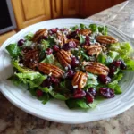 Cranberry Pecan Salad with Maple Dressing 8 cranberry pecan salad with maple dressing featured