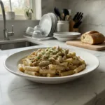 Creamy Chicken Pasta Recipe: Quick & Easy Weeknight Dinner 2 creamy chicken pasta featured