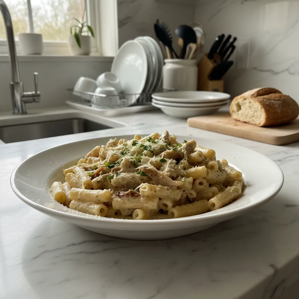 Creamy Chicken Pasta Recipe: Quick & Easy Weeknight Dinner