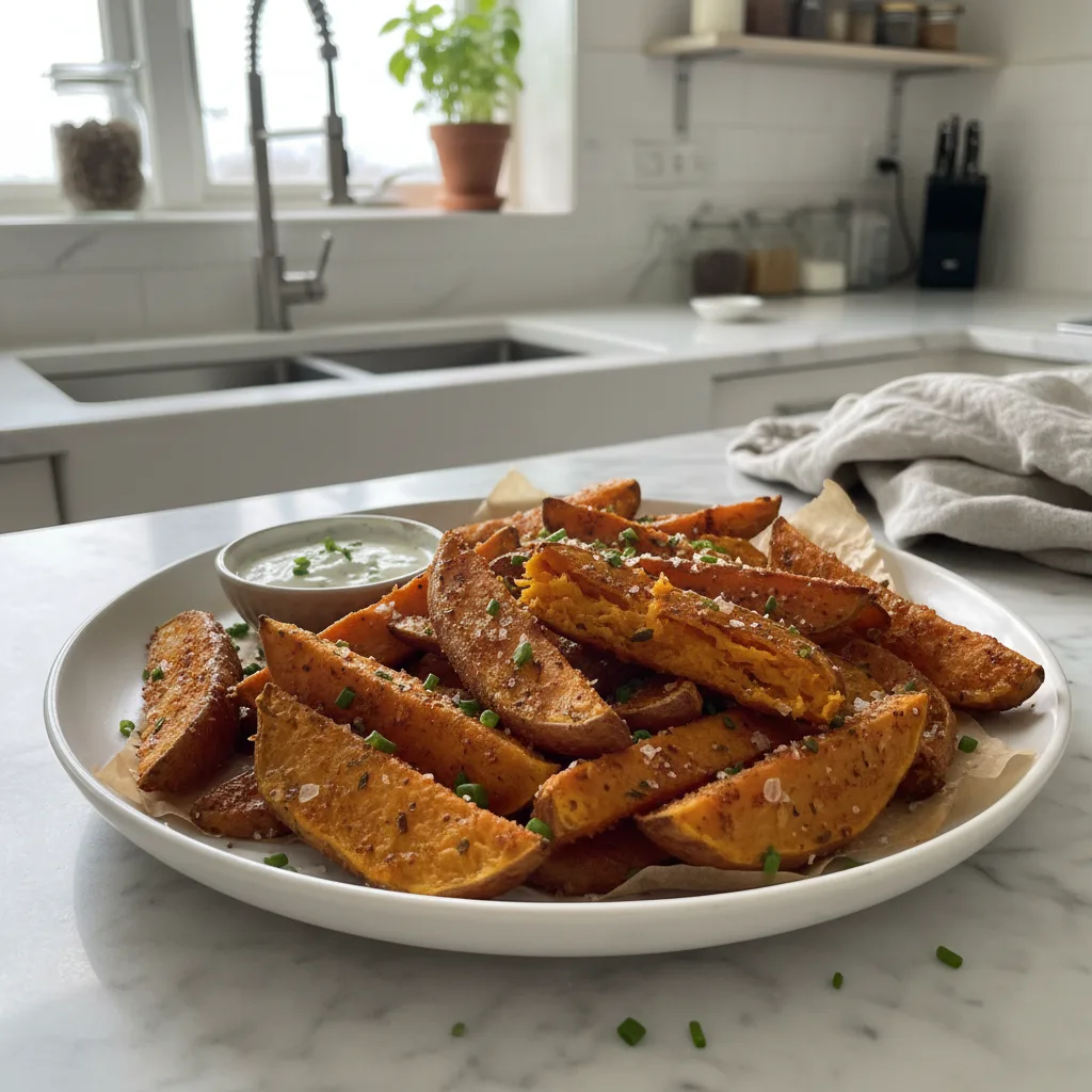 Crispy Seasoned Sweet Potato Wedges: A Family Favorite Side