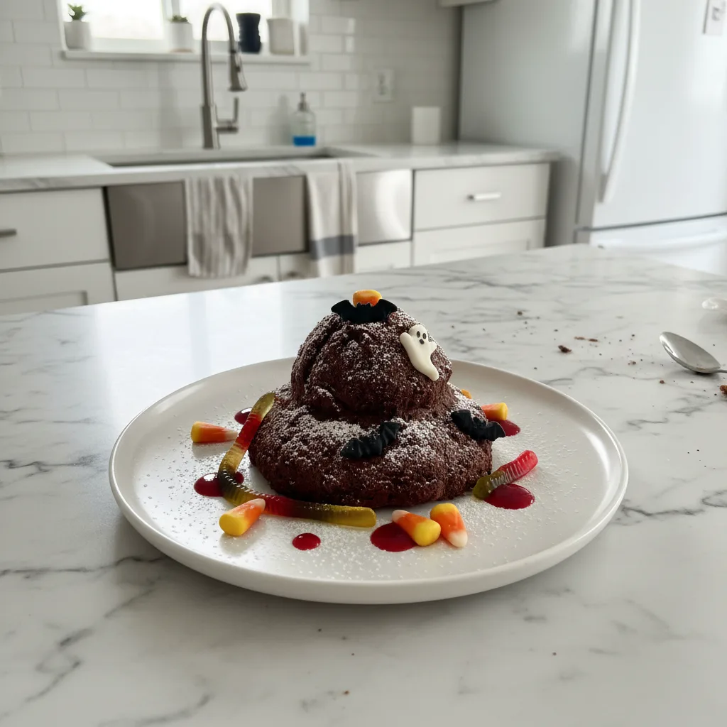 Spooky No-Bake Chocolate Halloween Dessert