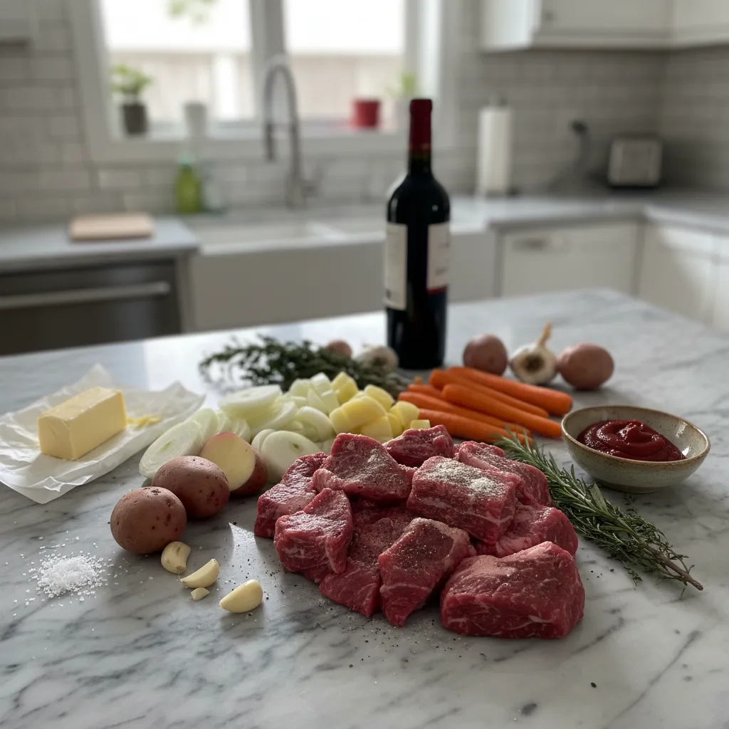 Tender Homestyle Beef Stew & Potatoes 5 Recipe image