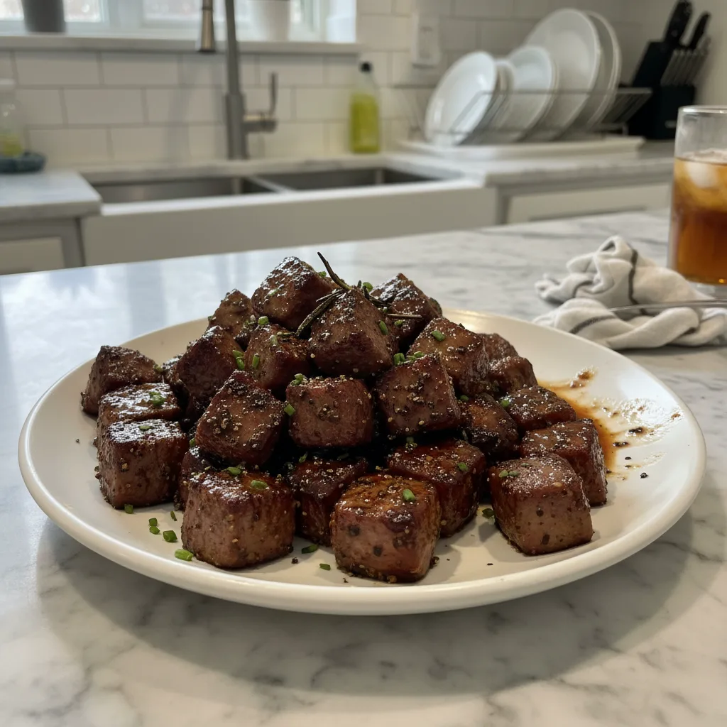 Tender Maple Pepper Steak Bites: A Sweet & Savory Treat 4 Recipe image