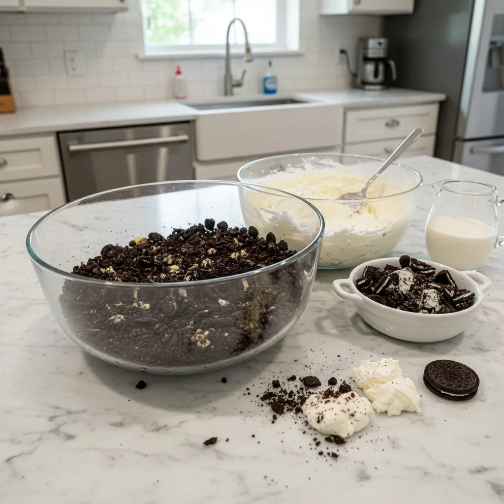Creamy No Bake Oreo Cheesecake Delight 5 Recipe image